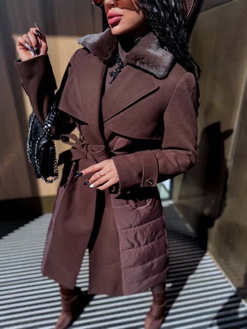 Coat "KOMBINĀCIJA HK30" – Choco